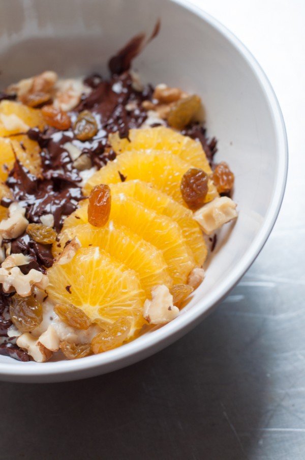 Haferbrei mit Orange und Schokolade - Backeifer