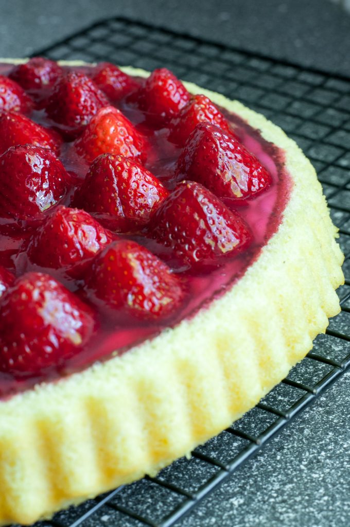 Mein ultimativer Erdbeerkuchen mit Vanillepudding - Backeifer